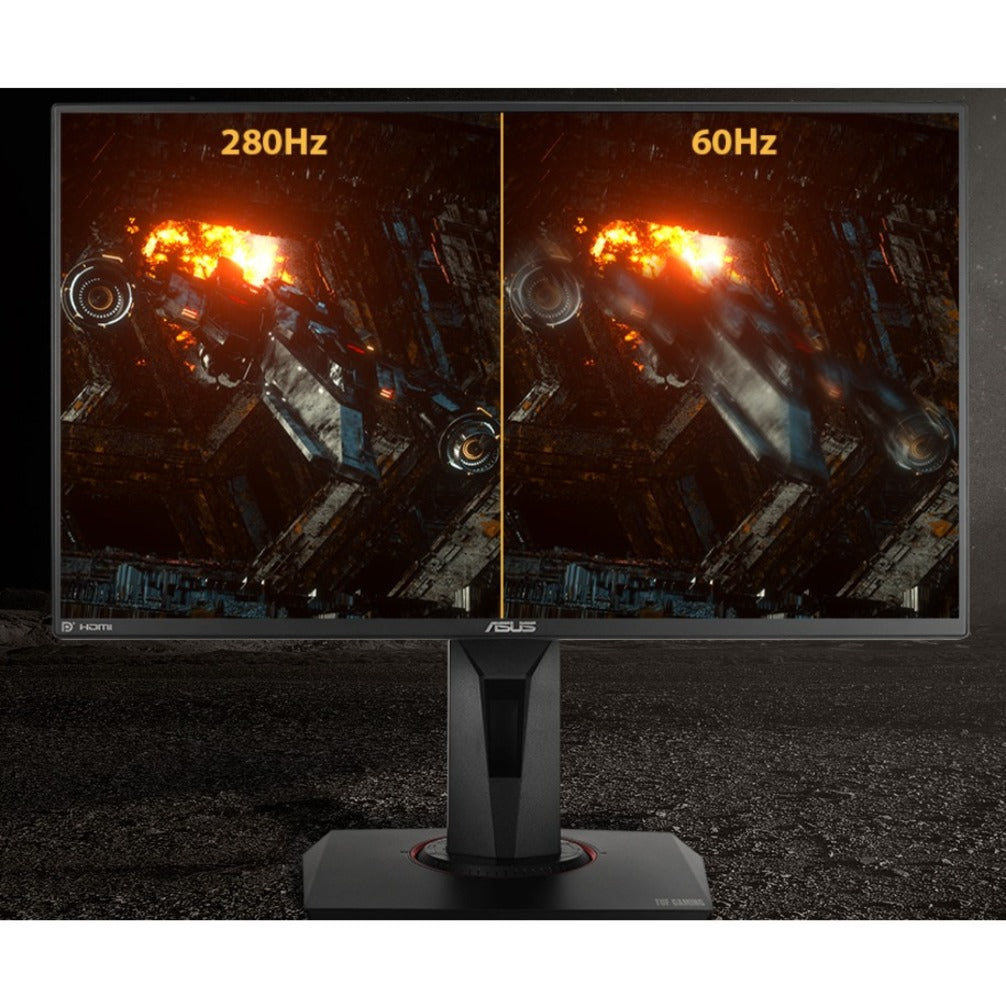 Asus VG258QM Gaming LCD Monitor 24.5" Full HD, 280Hz Refresh Rate, Adaptive Sync/G-Sync Compatible