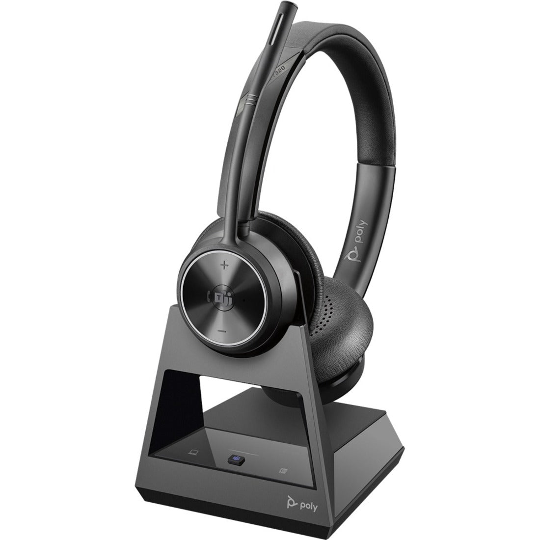 Poly 215201-01 Savi 7320 Office, S7320-M CD, Stereo Headset, Wireless DECT 6.0
