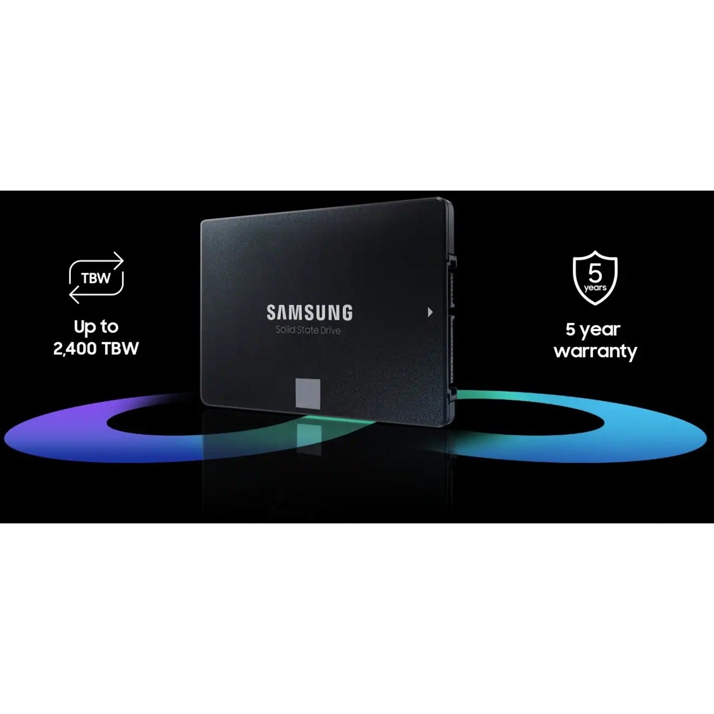 Samsung MZ-77E4T0E 870 EVO 4TB 2.5 SATA 6Gbps Solid State Drive, 5 Year Warranty, 560 MB/s Read, 530 MB/s Write