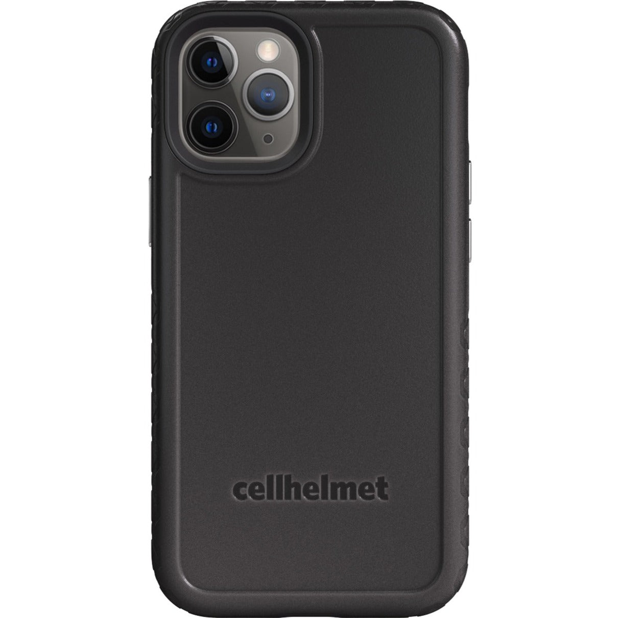 Cellhelmet C-FORT-i5.4-2020-OB Fortitude Series for iPhone 12 Mini (Onyx Black), Rugged Case with Cross Pattern