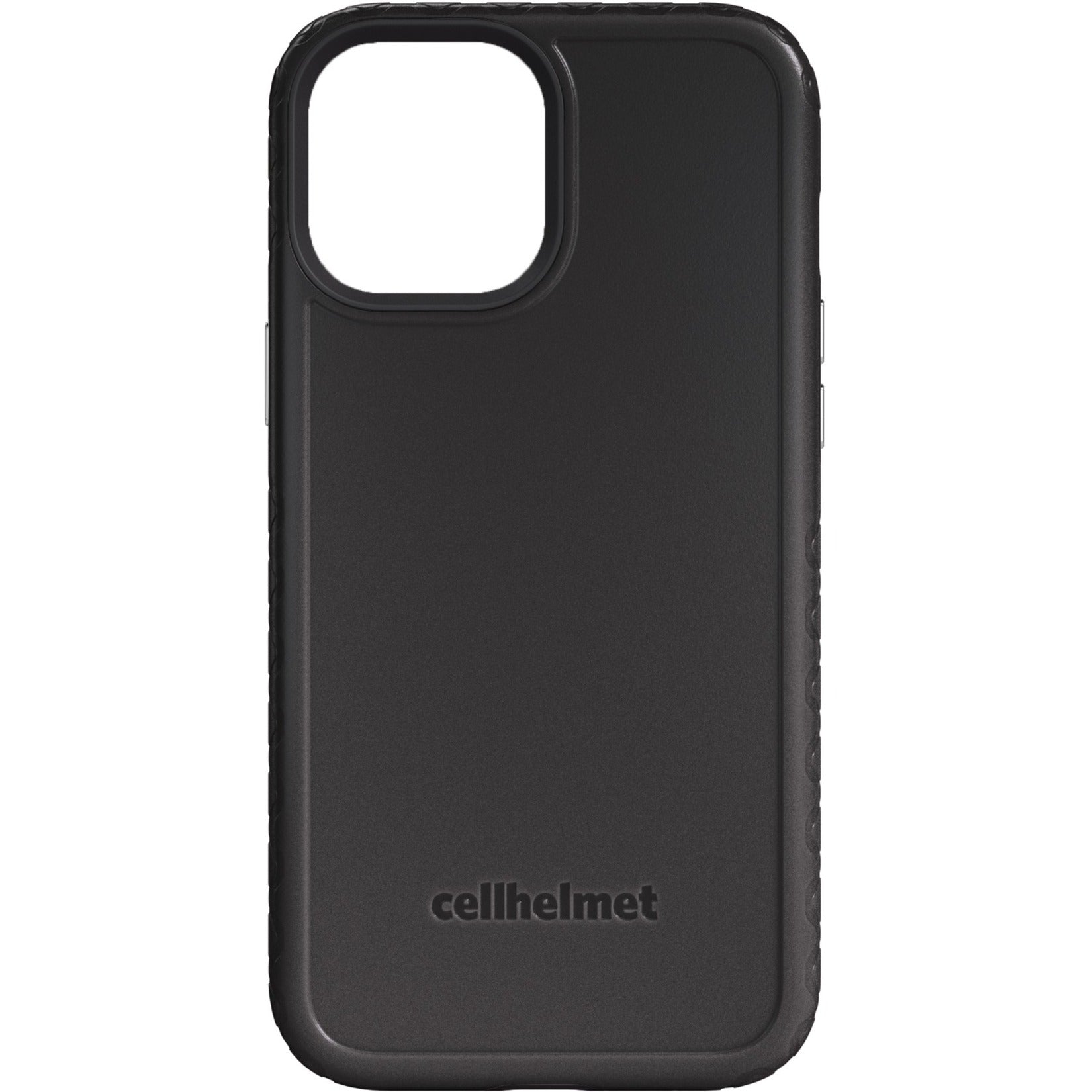 Cellhelmet C-FORT-i6.7-2020-OB Fortitude Series for iPhone 12 Pro Max (Onyx Black), Rugged Case with Cross Pattern