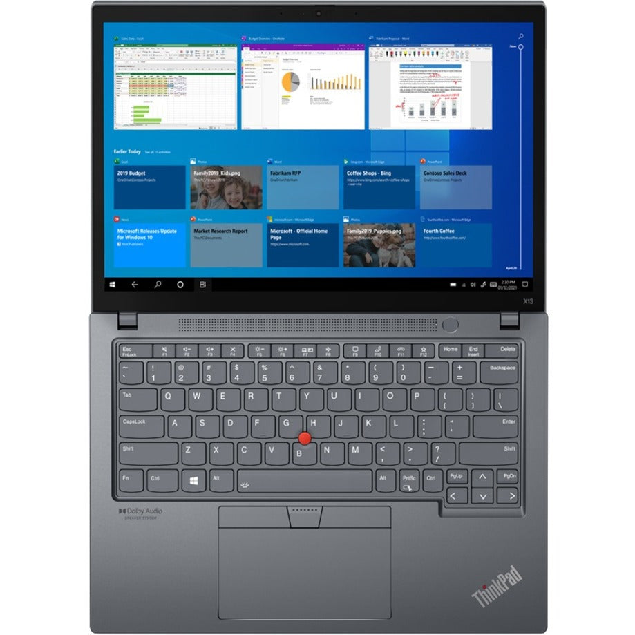 Lenovo 20WK005XUS ThinkPad X13 Gen 2 Notebook, Windows 10 Pro, Intel Core i7, 16GB RAM, 512GB SSD, 3 Year Warranty