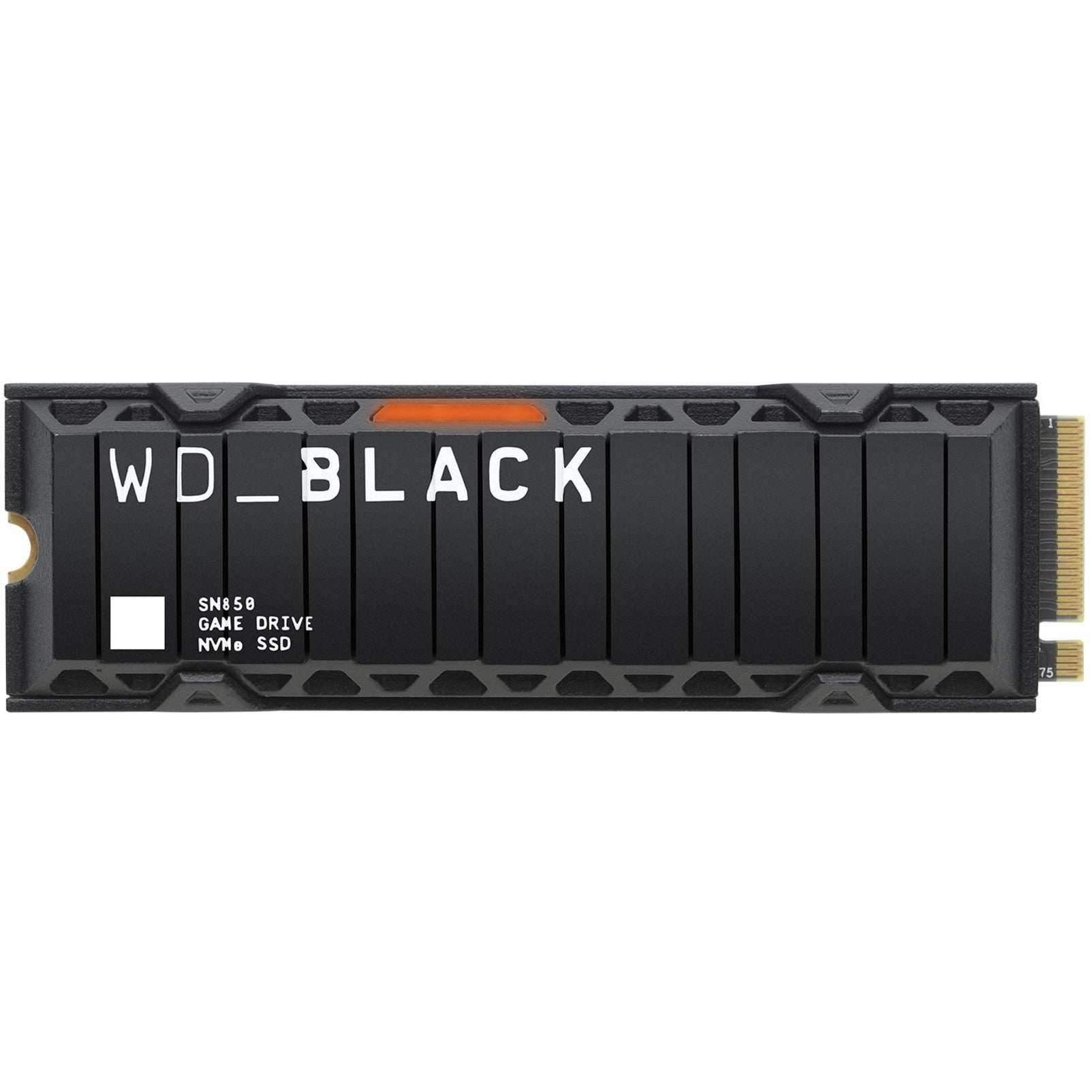 Western Digital WDS200T1XHE Black SN850 NVMe SSD, 2TB PCIe Gen4 M.2 SSD with Heatsink