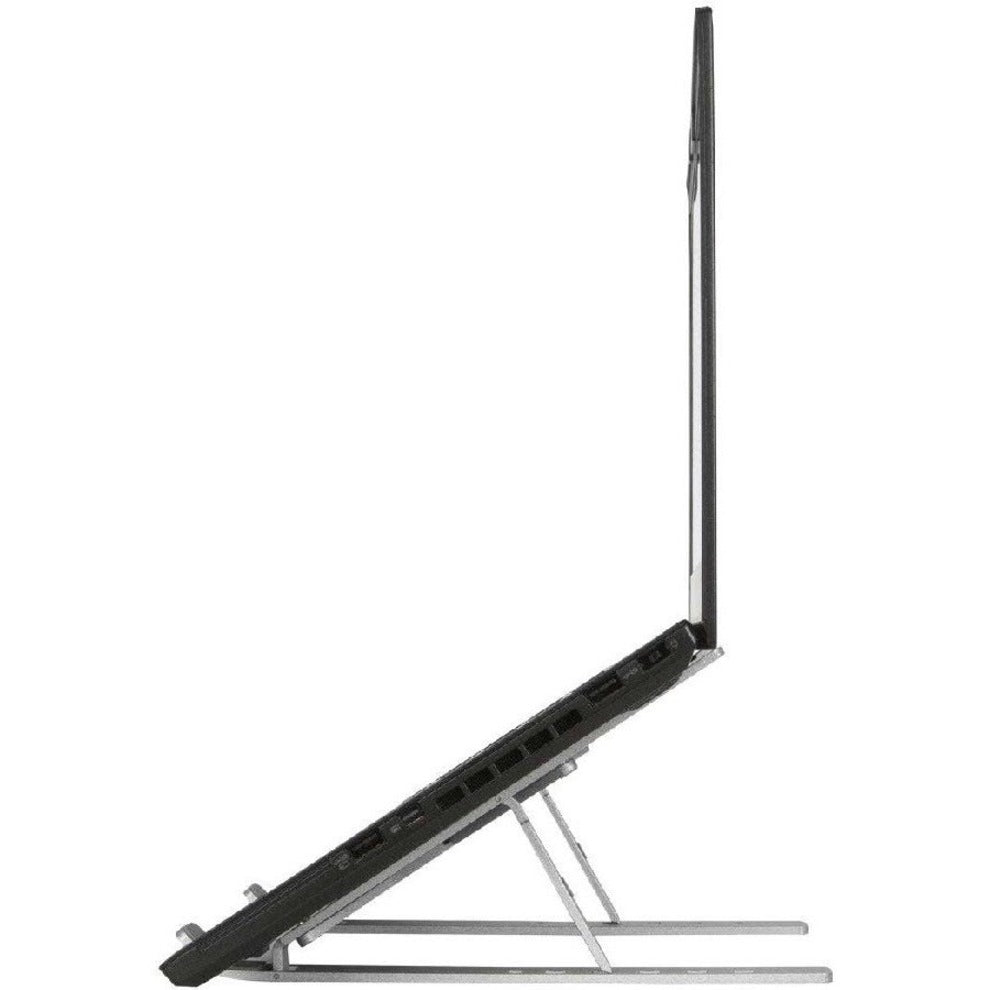 Targus AWE810GL Portable Ergonomic Laptop/Tablet Stand, Adjustable Angle, Lightweight, Silver