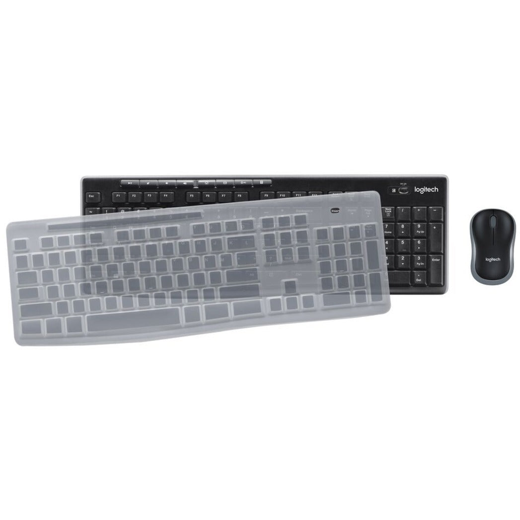 Logitech 920-010025 MK270 Wireless Keyboard And Mouse Combo, Full-size Keyboard, Spill Resistant, Volume Control, Multimedia