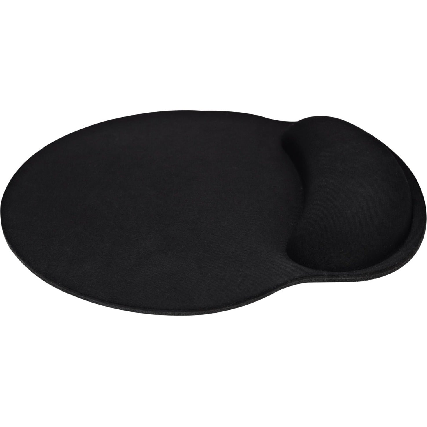 V7 MP03BLK Memory Foam Support Mouse Pad, Ergo Wrist Support, Non Skid Bottom
