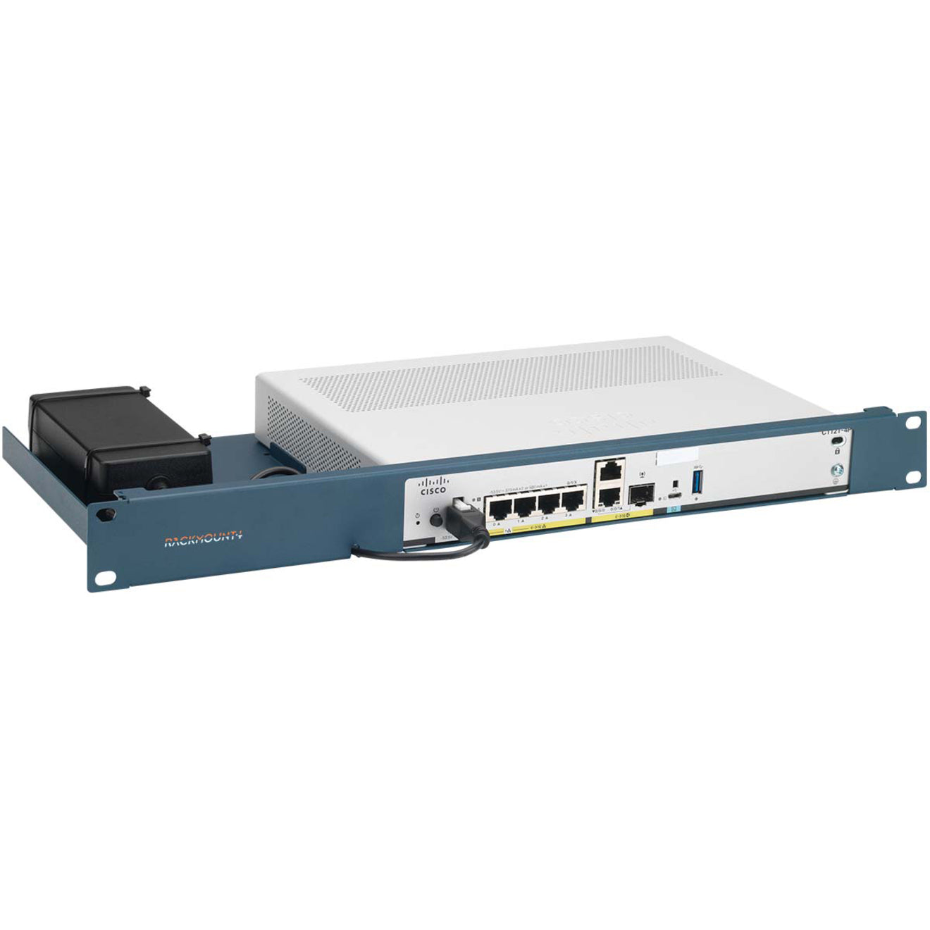 RACKMOUNT.IT RM-CI-T10 Cisrack Rack Shelf for ISR 1000 Series, Patch Panel, LAN Switch