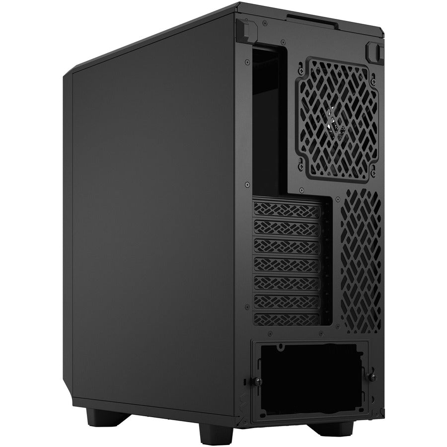Fractal Design FD-C-MES2C-01 Meshify 2 Compact Black Solid Computer Case, Mid-tower, Steel Mesh, 3 Fans Installed