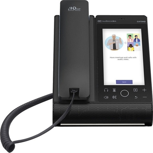 AudioCodes TEAMS-C470HD C470HD IP Phone, Total Touch, PoE GbE