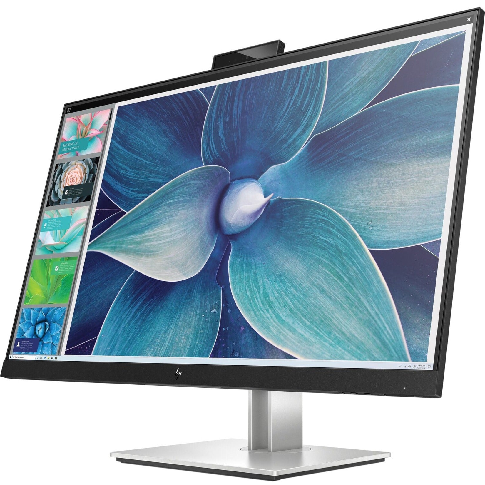 HP E27d G4 QHD Advanced Docking Monitor, 27 Webcam WQHD LCD, USB Hub, HDMI, DisplayPort, USB Type-C, RJ-45