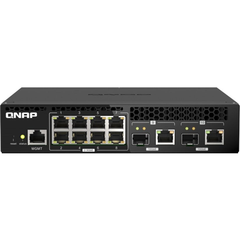 QNAP QSW-M2108R-2C-US QSW-M2108R-2C Ethernet Switch 10GBase-X 2.5GBase-T 10 Gigabit Ethernet 2.5 Gigabit Ethernet