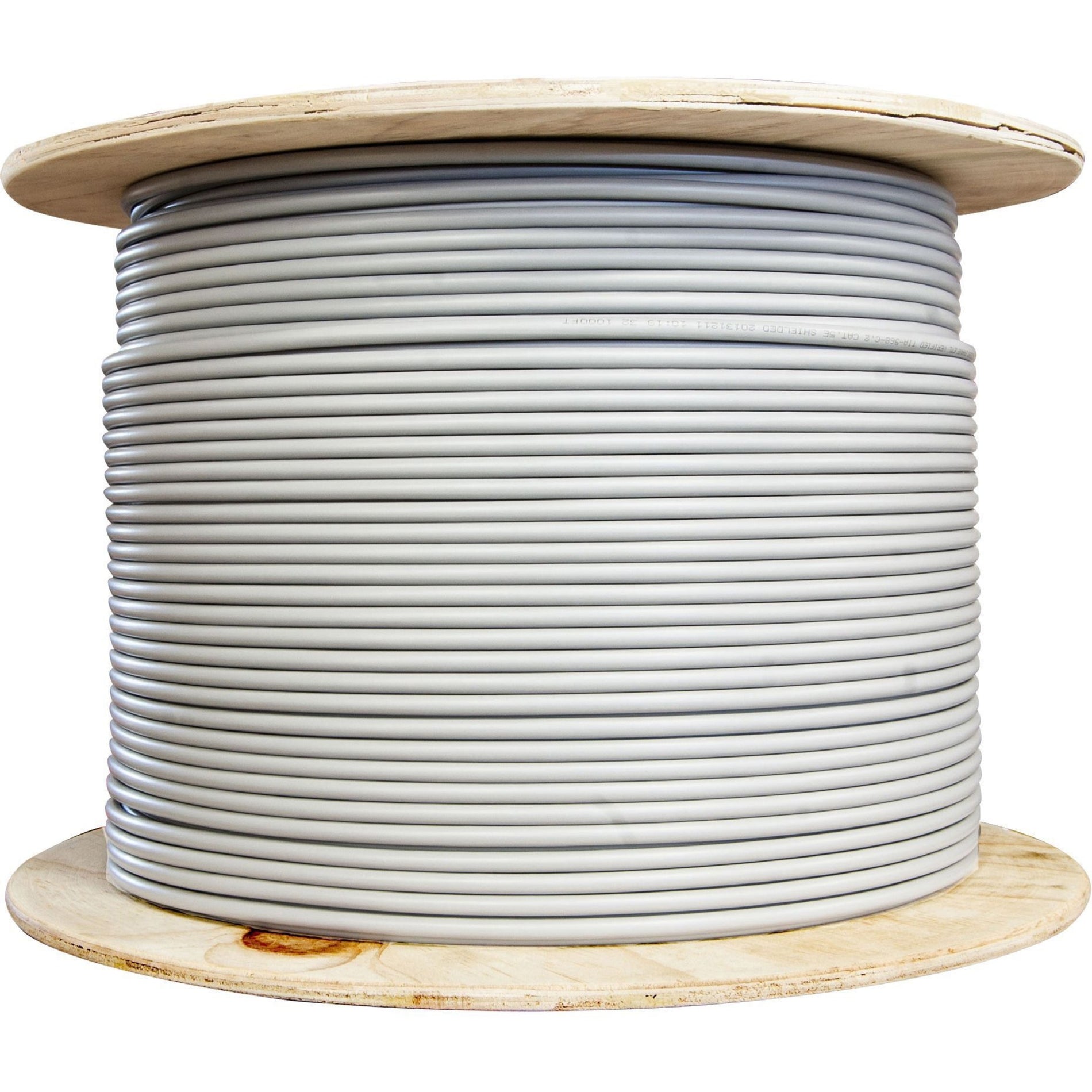 4XEM 4XCAT6A1000WH Cat6A Bulk Cable (White), 1000 ft, 10 Gbit/s Data Transfer Rate