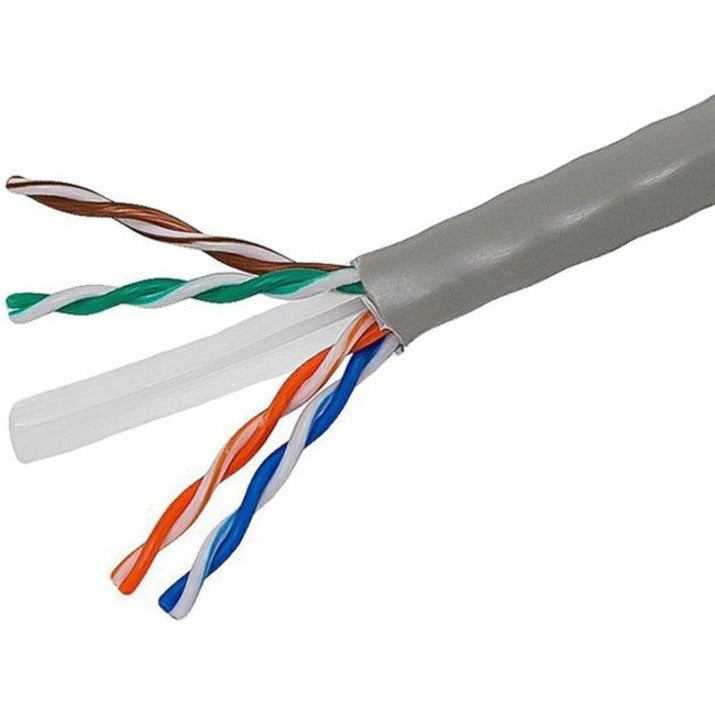 4XEM 4XCAT6STRANDG 1000 ft Roll Grey Cat6 Stranded CM-Rated For In-Wall Use, Network Cable
