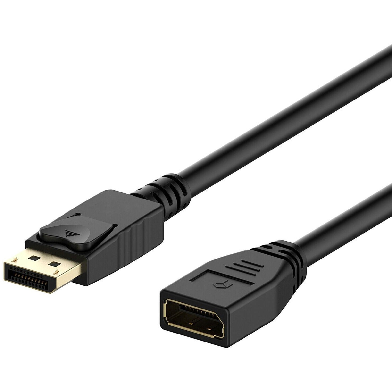4XEM 4XDPEXT6 DisplayPort 6 ft Extension Cable, Strain Relief, HDCP, 10.8 Gbit/s Data Transfer Rate