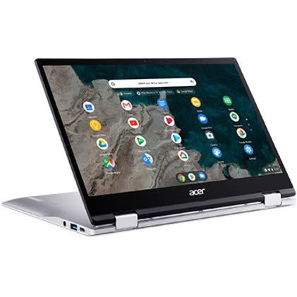 Acer NX.AA6AA.003 Chromebook Spin 513 R841LT-S7UU 2 in 1 Chromebook, 13.3" Full HD Touchscreen, Snapdragon 7c, 8GB RAM, 128GB Flash Memory, ChromeOS