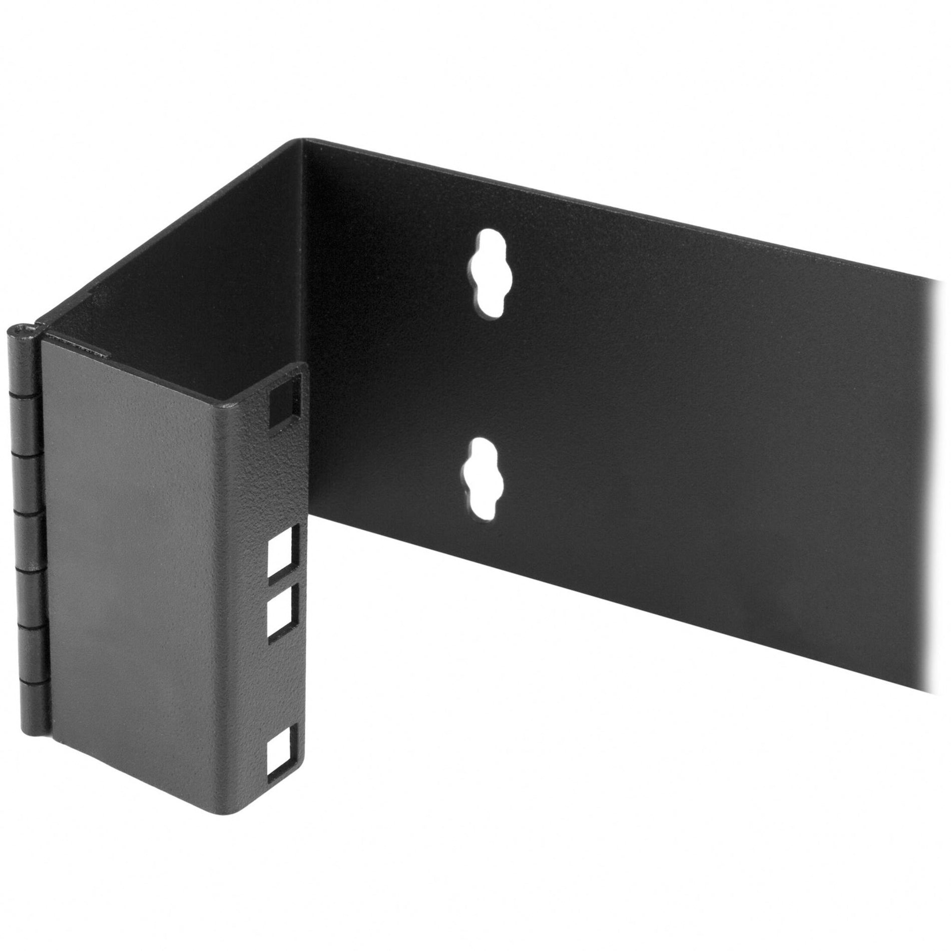 StarTech.com WALLMOUNTH2 2U 19in Hinged Wall Mount Bracket for Patch Panels, Easy Rack Equipment Installation