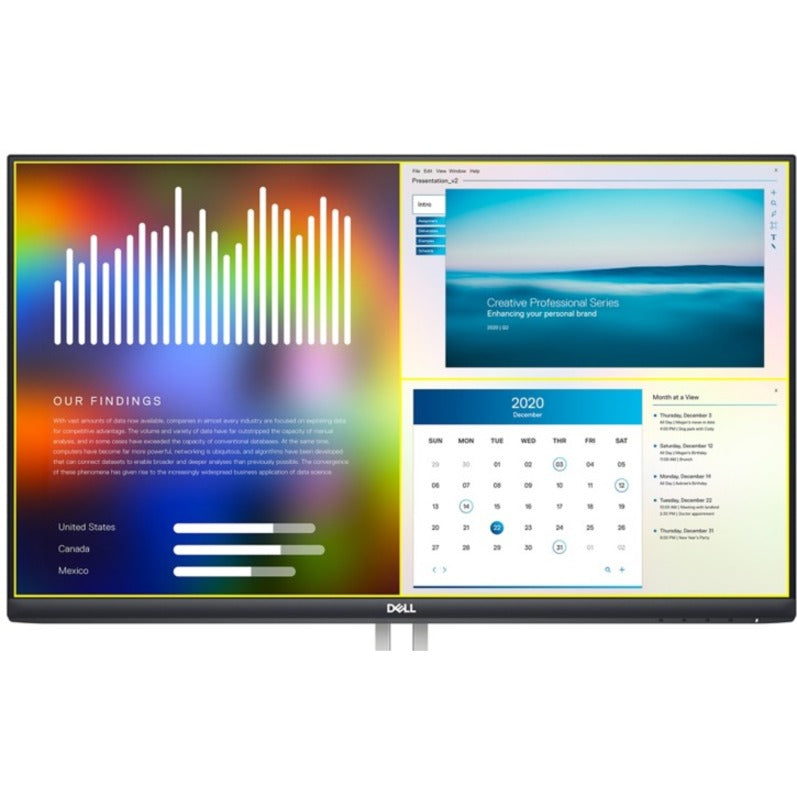 Dell S2721HN 27" Full HD LCD Monitor, Stunning Visuals and Immersive Viewing Experience