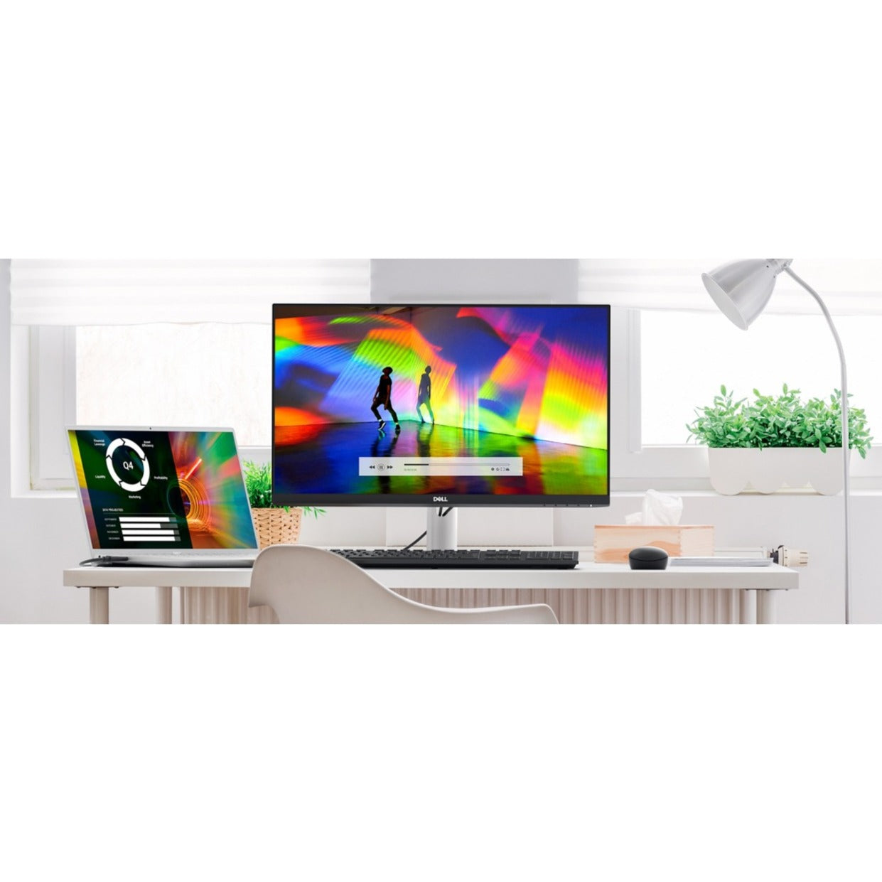 Dell S2721HN 27" Full HD LCD Monitor, Stunning Visuals and Immersive Viewing Experience