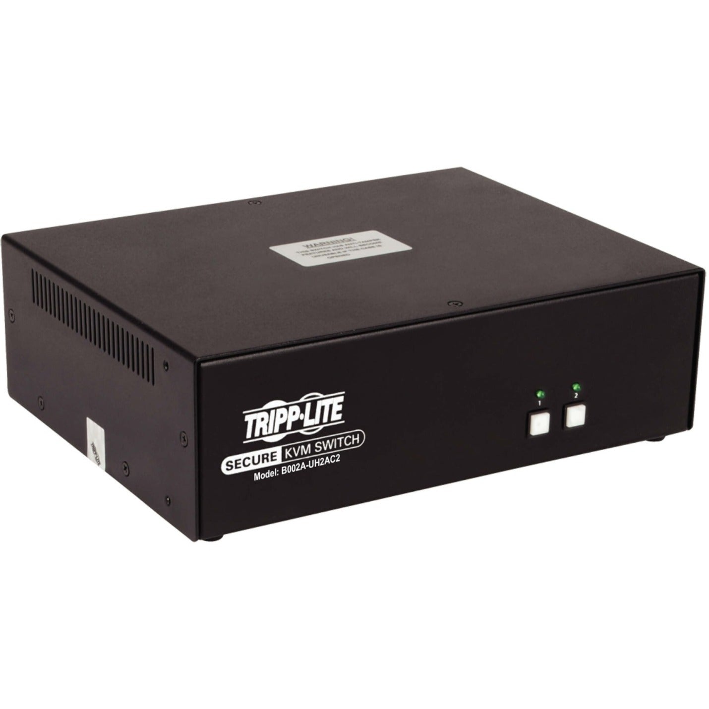 Tripp Lite B002A-UH2AC2 2-Port Dual-Monitor Secure KVM Switch, HDMI - 4K, NIAP PP3.0, Audio, CAC, TAA