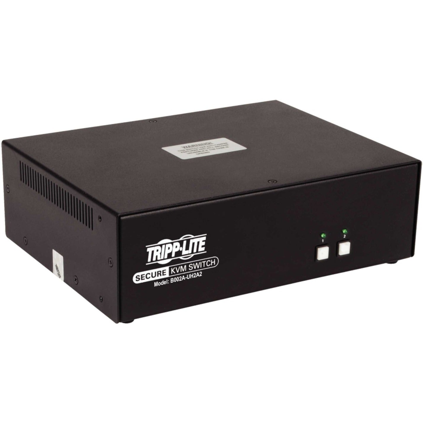 Tripp Lite B002A-UH2A2 2-Port Dual-Monitor Secure KVM Switch, HDMI - 4K, NIAP PP3.0, Audio, TAA