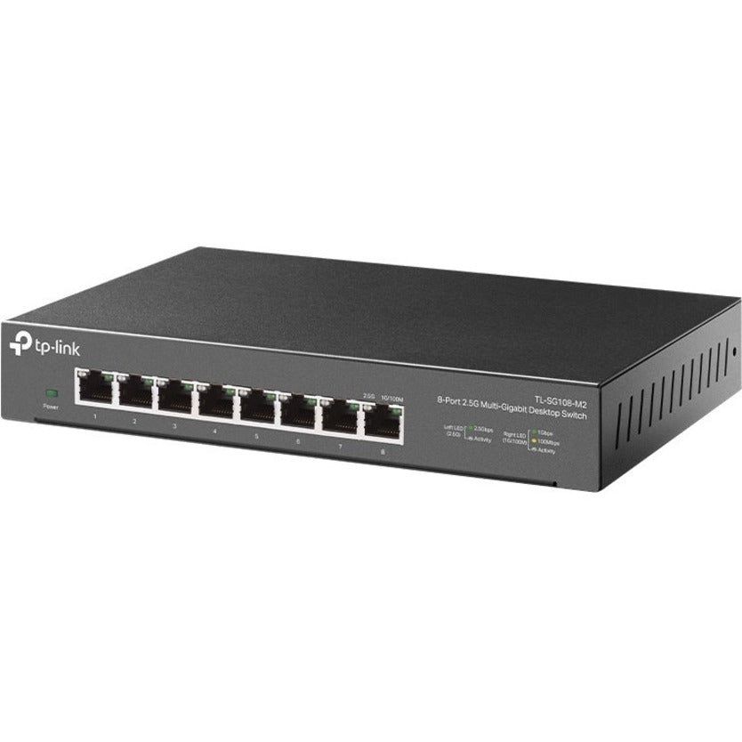 TP-Link TL-SG108-M2 8-Port 2.5G Desktop Switch, Multi-Gigabit Ethernet Network