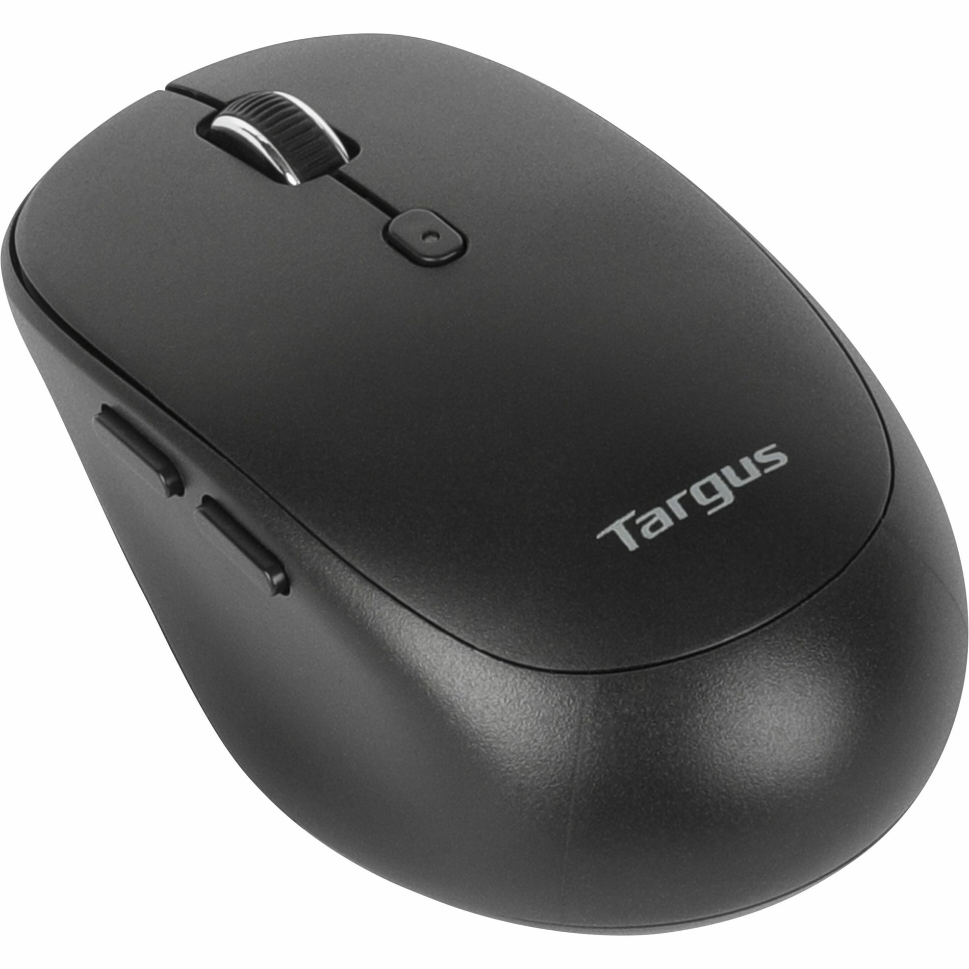 Targus AMB582GL Midsize Comfort Multi-Device Wireless Mouse w/Antimicrobial DefenseGuard (Black), Ergonomic Fit, 2400 dpi