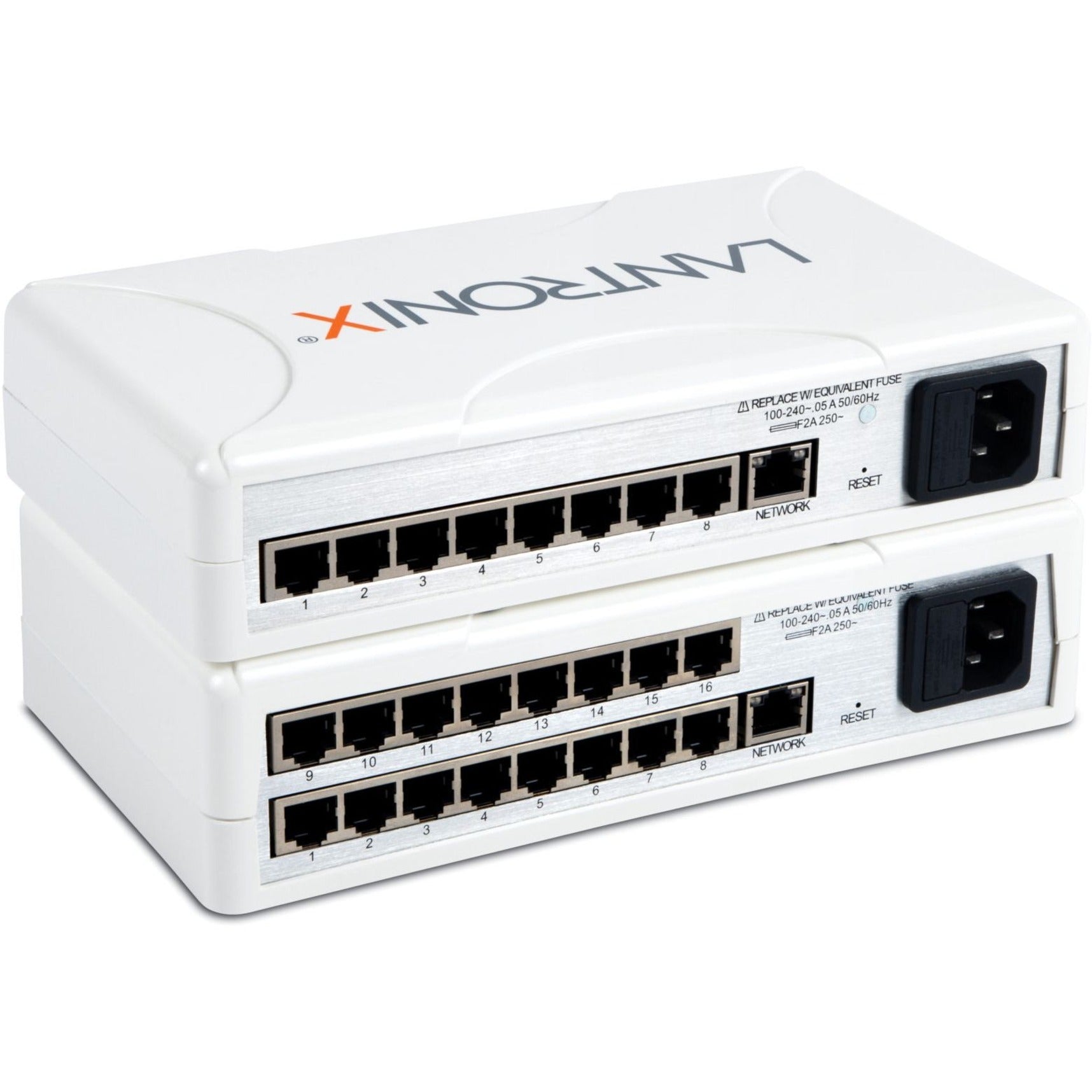 Lantronix EDS3008PS1NS EDS EDS3008PS Device Server, 8 Serial Ports, Gigabit Ethernet, 512MB Memory, 2 Year Warranty