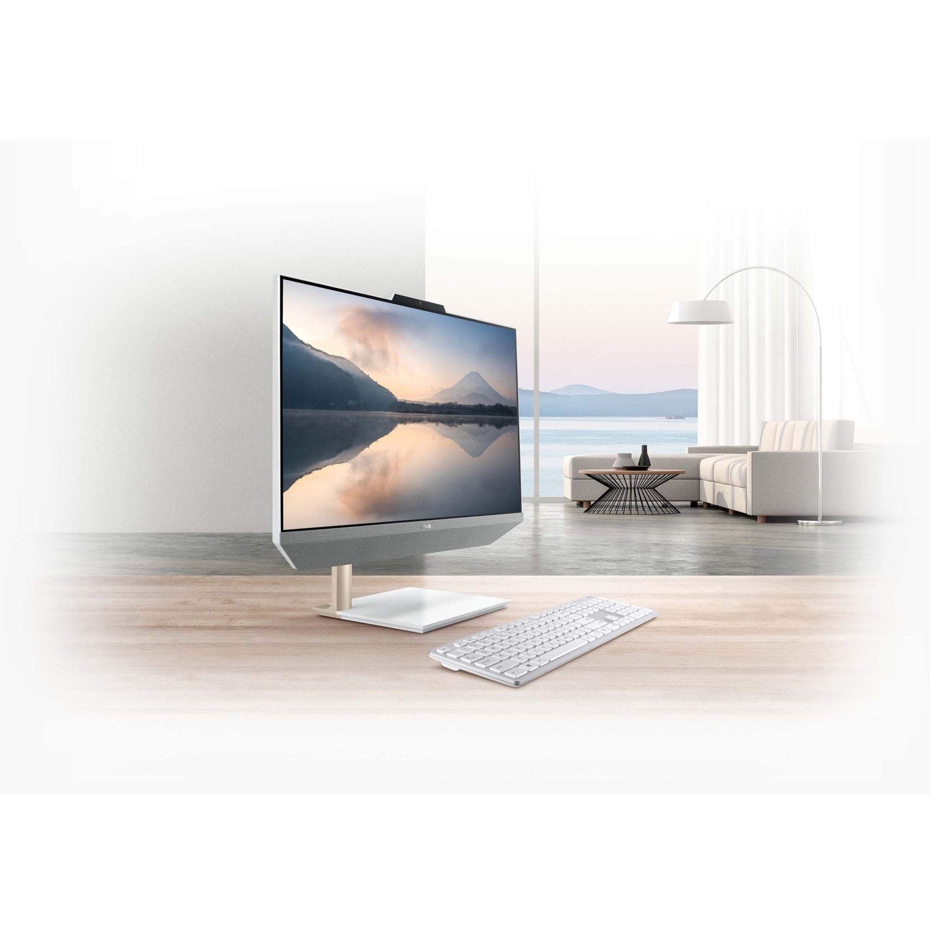 Asus M5401WUA-DS503T Zen AiO All-in-One Computer, Ryzen 5, 8GB RAM, 512GB SSD, 23.8" Touchscreen Display, White