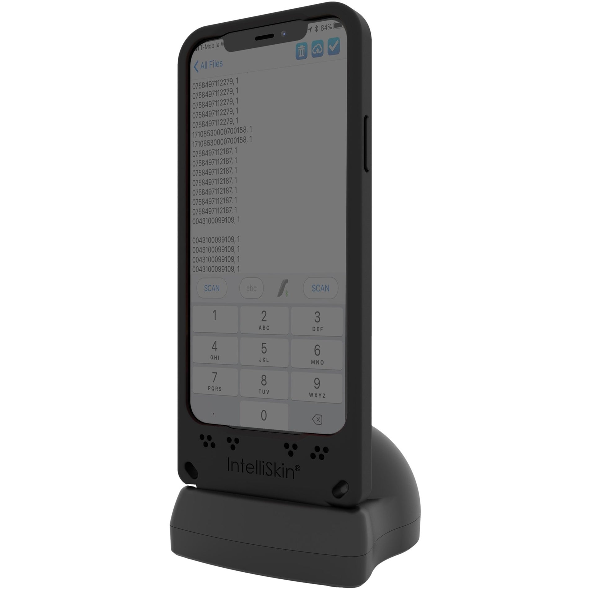 Socket Mobile CX3882-2921 DuraSled DS800 Barcode Scanner, Wireless Handheld Scanner for Ticketing, Inventory, and Delivery