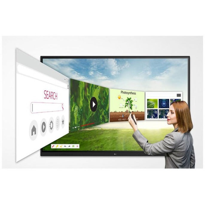 LG 65TR3DJ-B Collaboration Display, 65" 4K UHD, Touchscreen, Android/Windows, 350 Nit Brightness, Infrared Technology