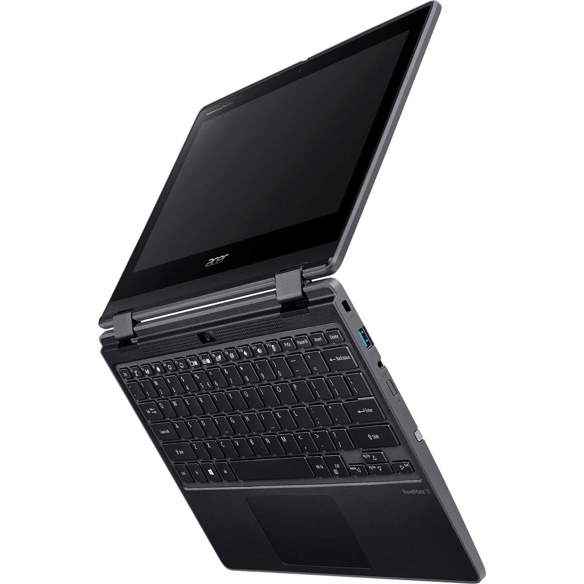 Acer NX.VNEAA.002 TravelMate Spin B3 TMB311R-31-C8GZ 2 in 1 Notebook, Windows 10 Pro, 11.6 HD Touchscreen, Intel Celeron N4020, 4GB RAM, 64GB Flash Memory