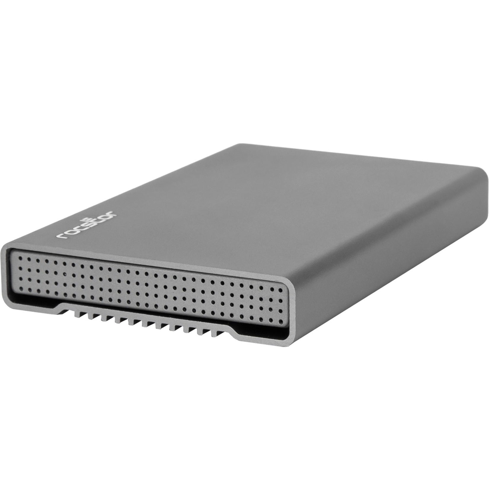 Rocstor GP3602-01 Rocpro P33 1TB Portable USB 3.1 Gen2 10Gbps USB 3.0 External Hard Drive, Aluminum Gray