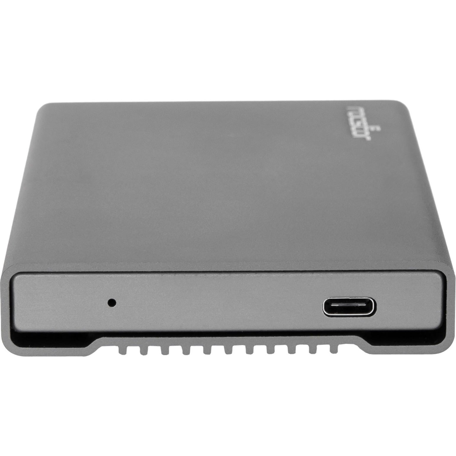 Rocstor GP3606-01 Rocpro P33 2TB Portable USB 3.1 Gen2 10Gbps USB 3.0 External Hard Drive, Aluminum Gray