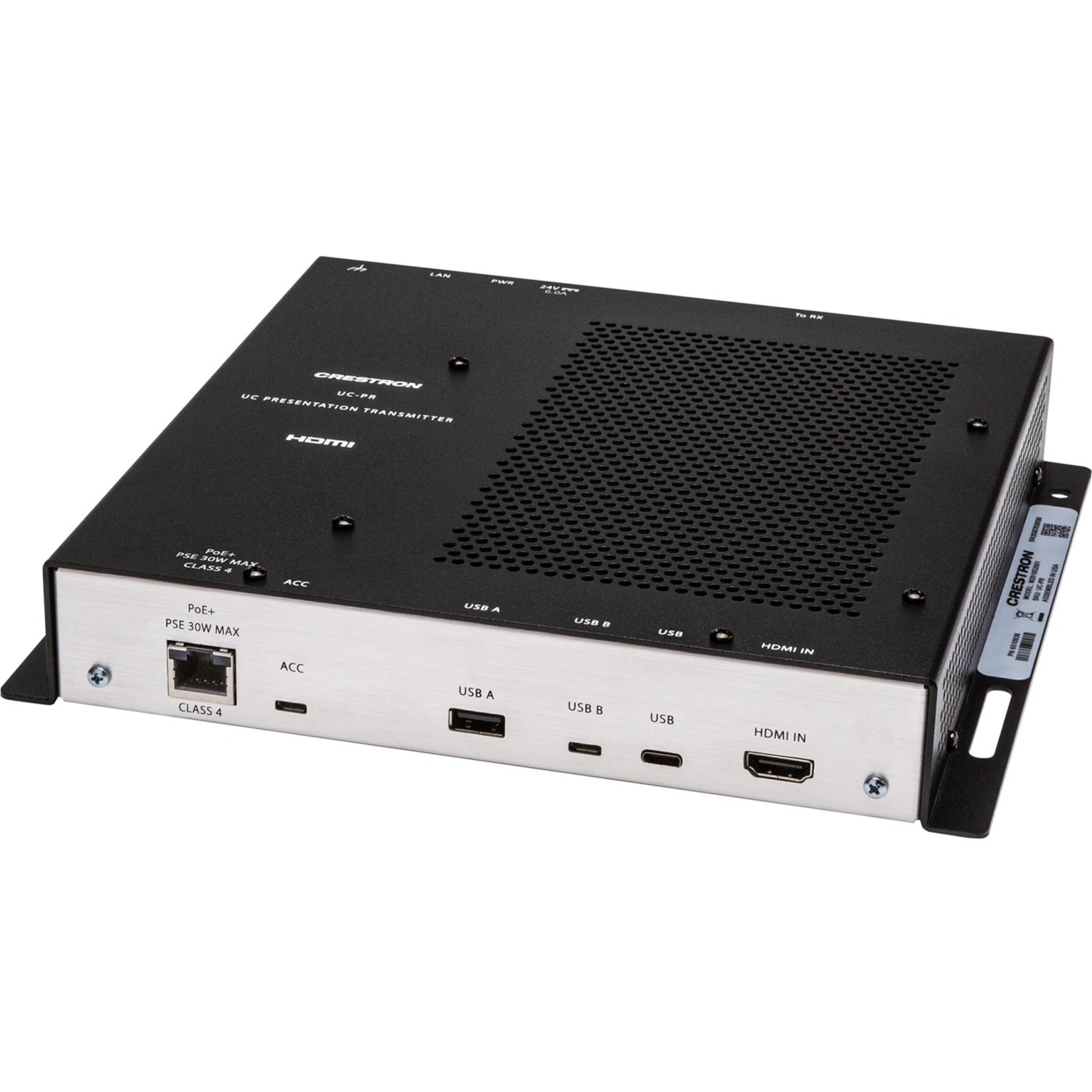 Crestron 6511629 Flex UC-MMX30-T Video Conference Equipment, Full HD, CMOS Image Sensor