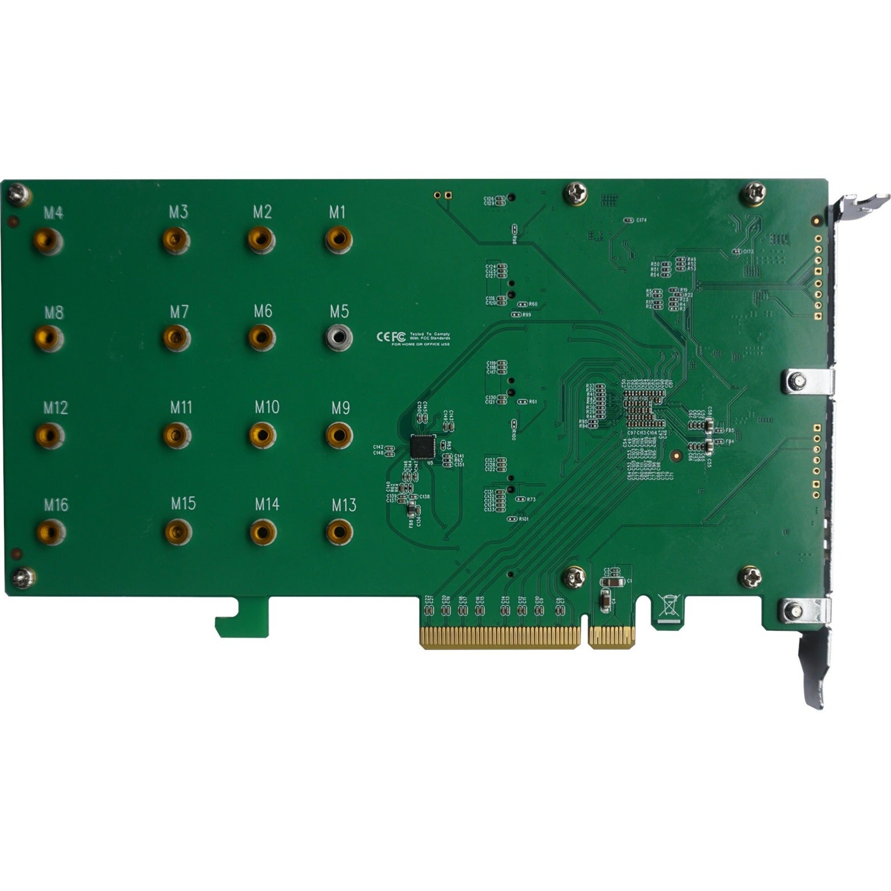 HighPoint SSD6204 NVMe Controller, PCIe 3.0 x8 RAID, 4 M.2 Interfaces