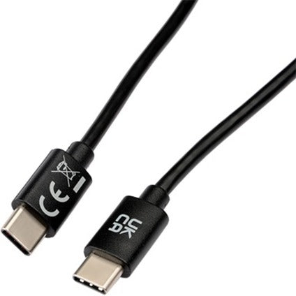 V7 V7USB2C-2M USB-C Male to USB-C Male Cable, 2m/6.6ft Black, 480 Mbps 3A