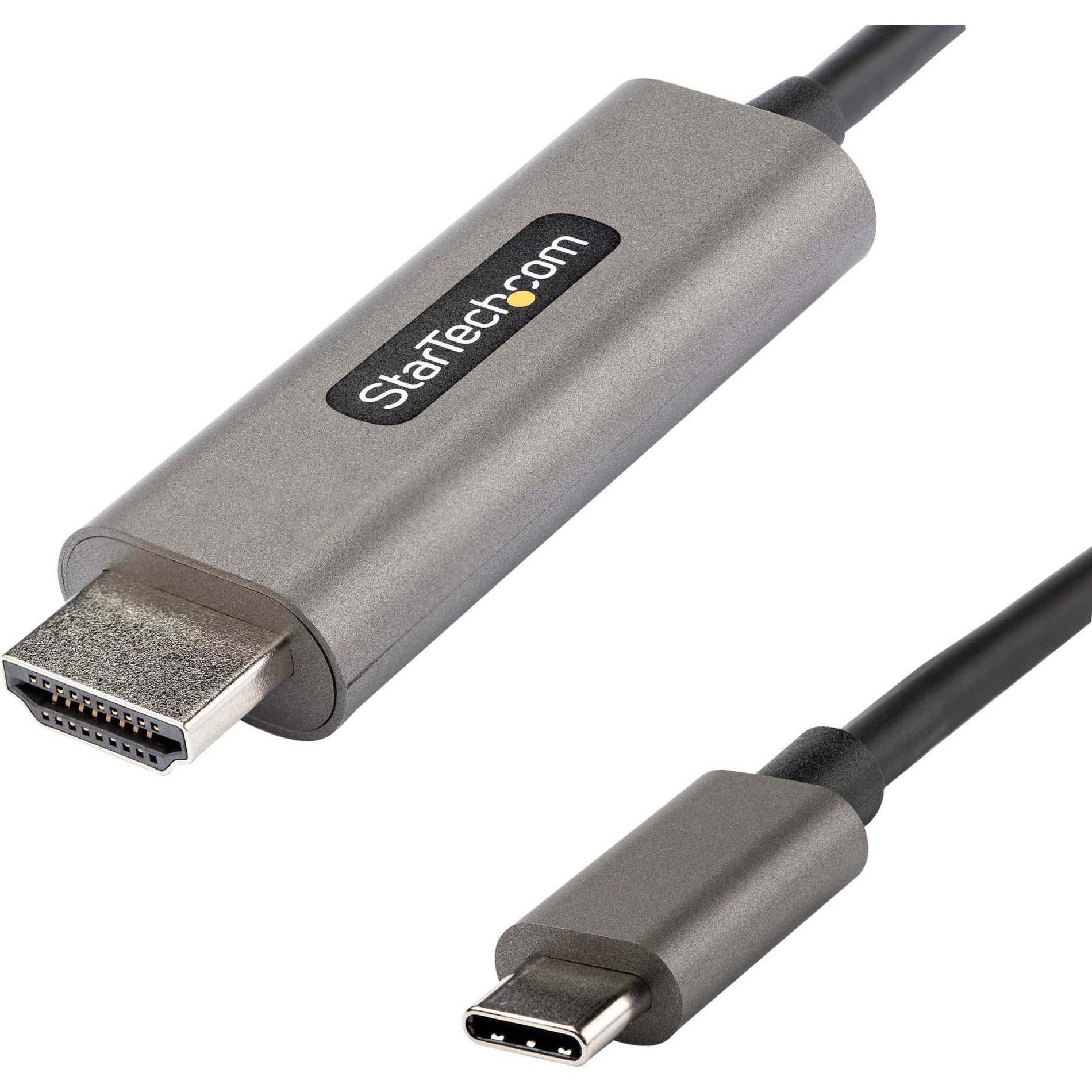 StarTech.com CDP2HDMM4MH 13ft USB C to HDMI Cable Adapter 4K 60Hz HDR10, Ultra HD HDMI 2.0b