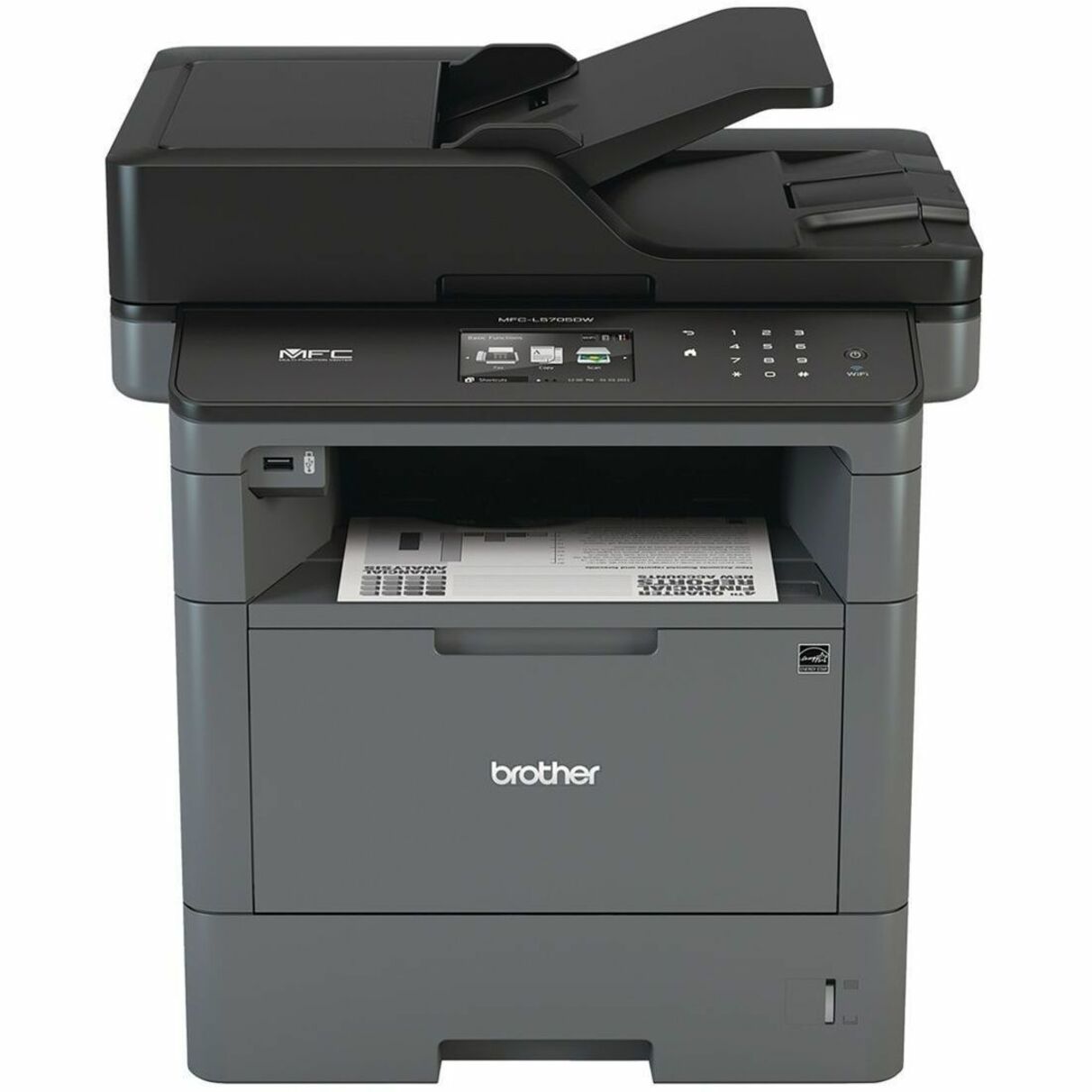 Brother MFCL5705DW MFC-L5705DW Business Monochrome Laser All-in-One Printer, Fax, Copier, Scanner, Wireless Printing
