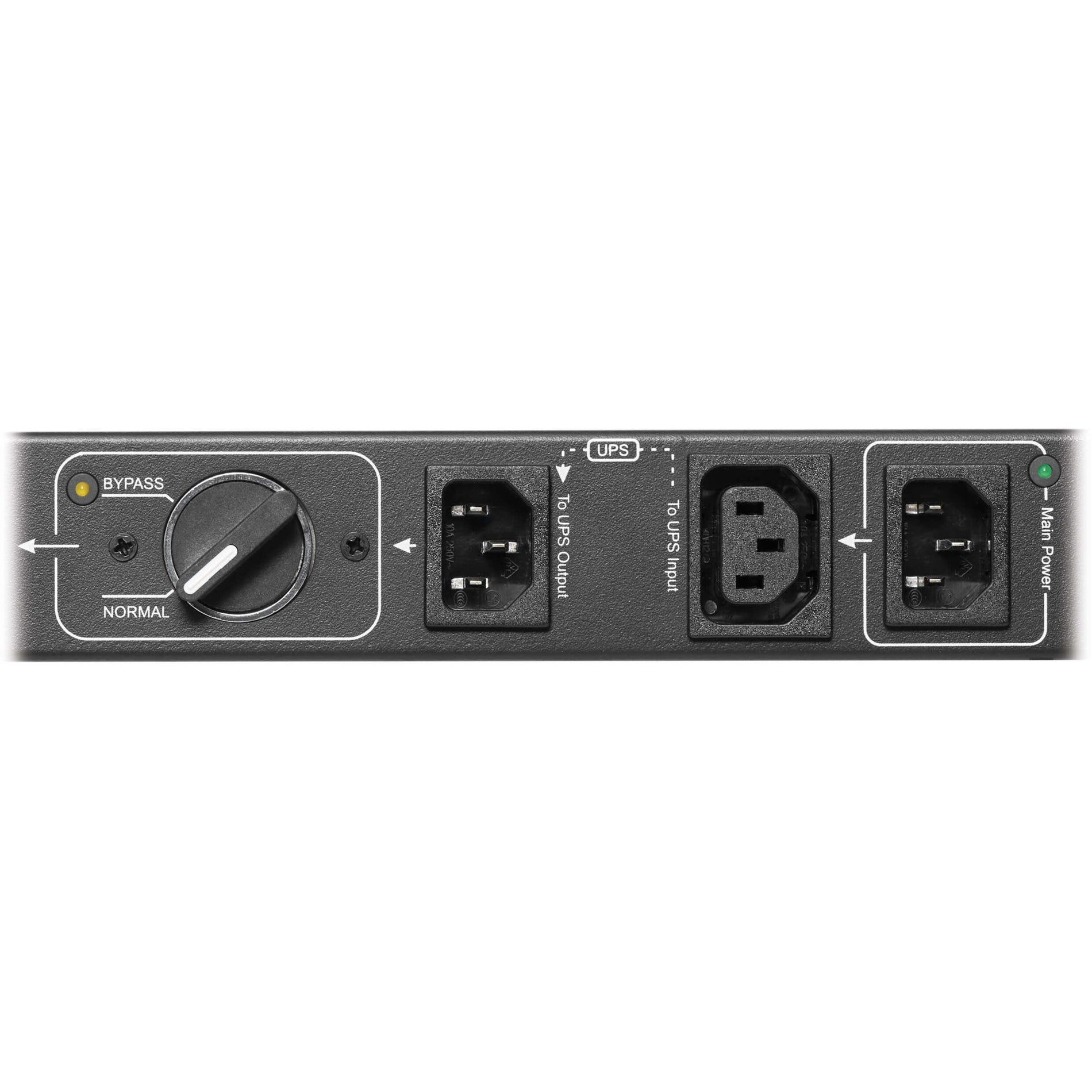 Tripp Lite PDUBHV101U 6-Outlets PDU, 230V AC, 10A, 2400W, Wall/Rack-Mountable