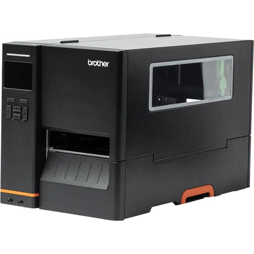 Brother TJ4520TN Industrial Label Printer 300DPI TT LCD, USB & Serial Port, Power Adapter Included