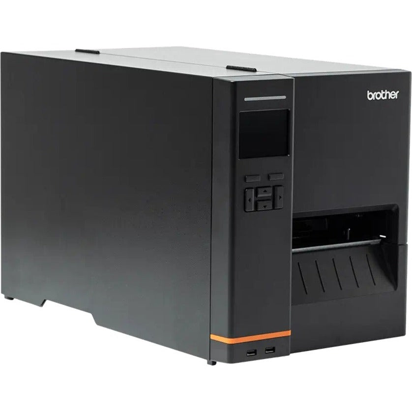 Brother TJ4520TN Industrial Label Printer 300DPI TT LCD, USB & Serial Port, Power Adapter Included