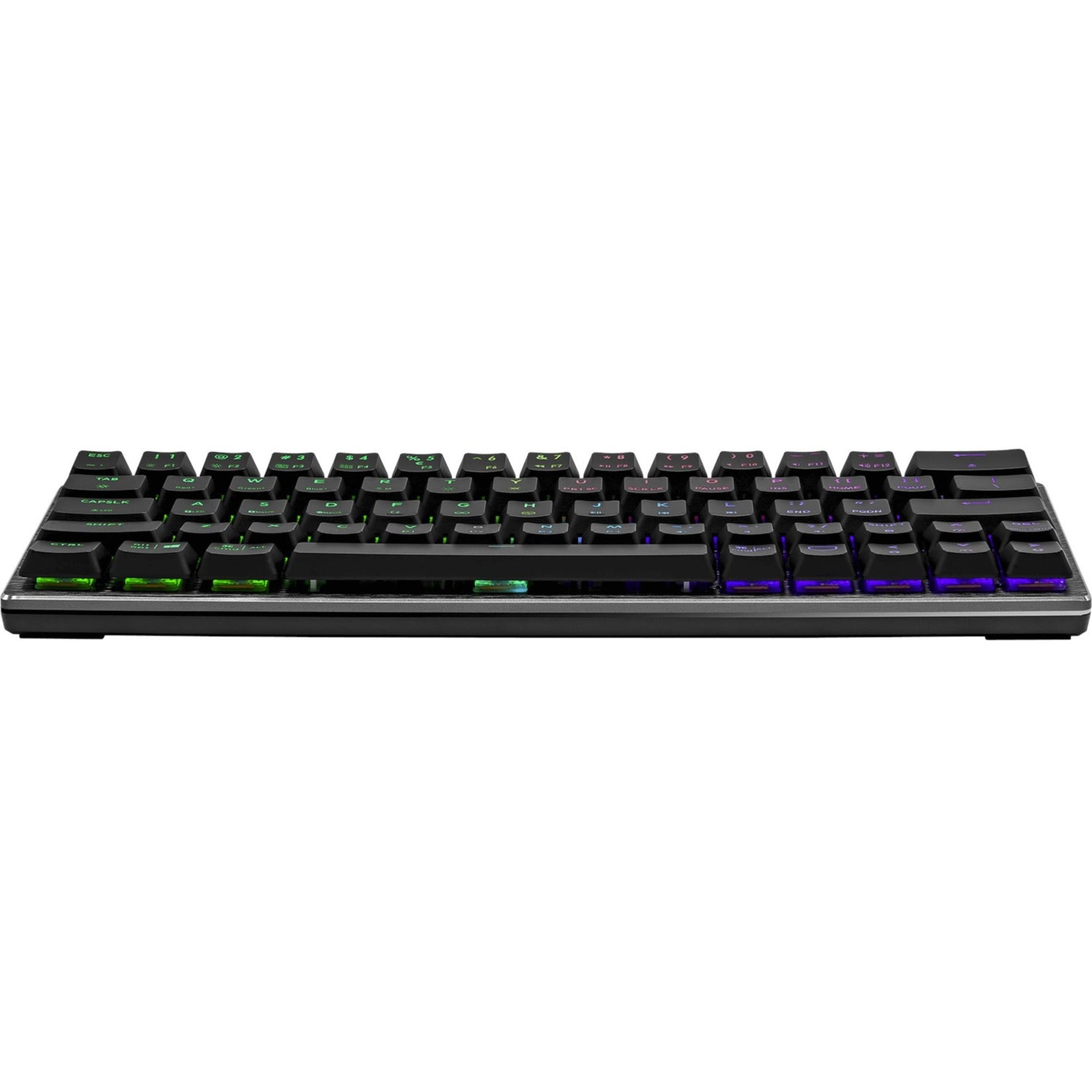 Cooler Master SK-620-GKTL1-US SK620 Keyboard, Mechanical, Ergonomic, RGB Lighting, Space Gray