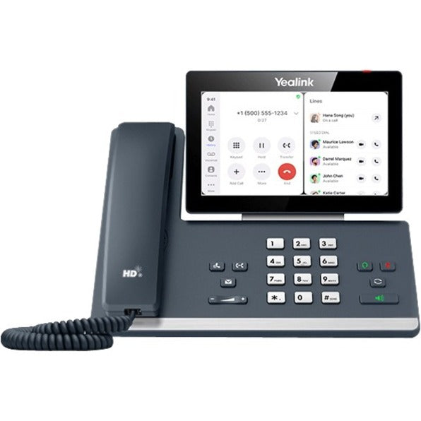 Yealink 1301189 Smart Business Phone MP58-WH-Teams, Bluetooth Handset, USB, PoE, Classic Gray
