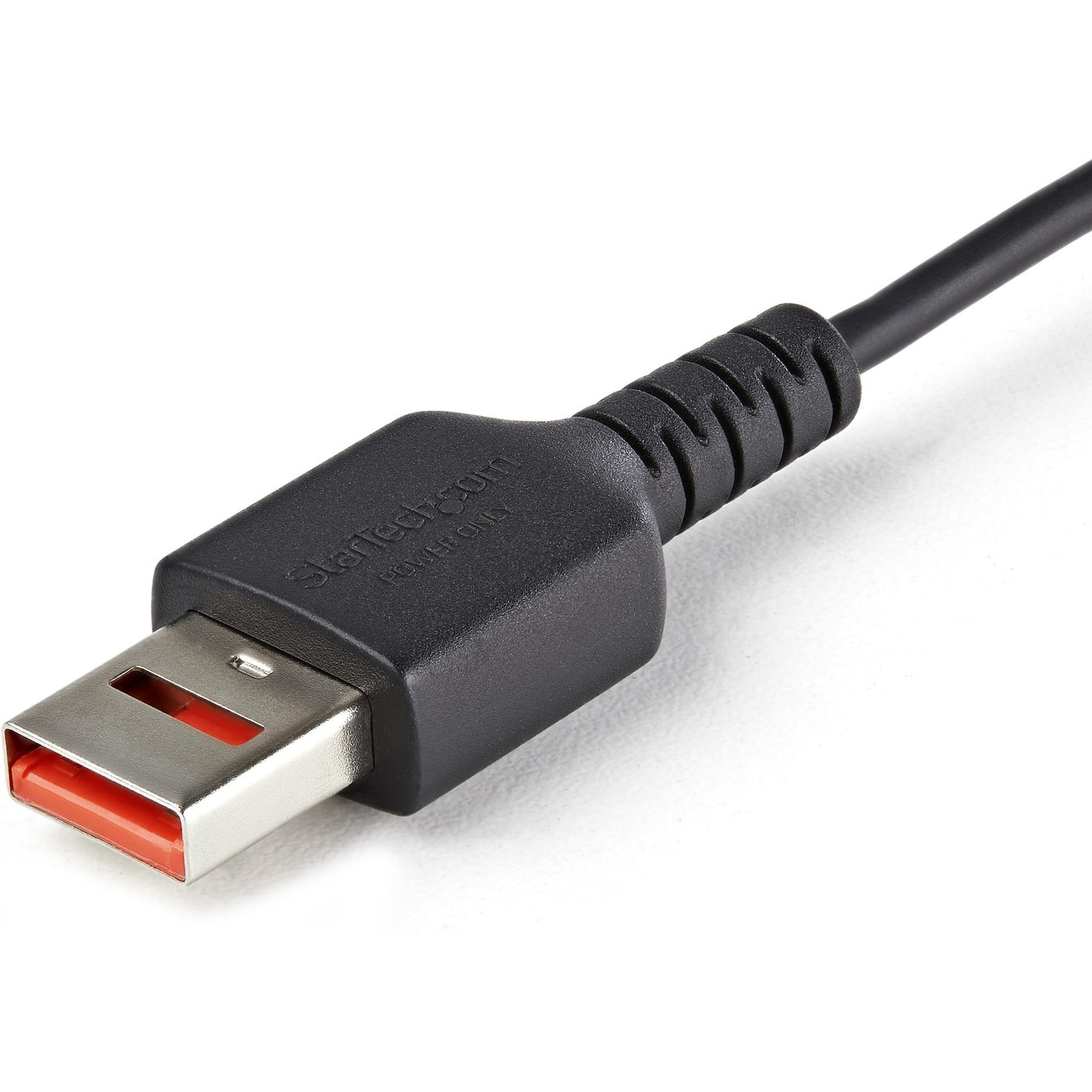 StarTech.com USBSCHAC1M USB/USB-C Data Transfer Cable, 3ft (1m) Secure Charging Cable, Charge-Only Cable for Phone/Tablet