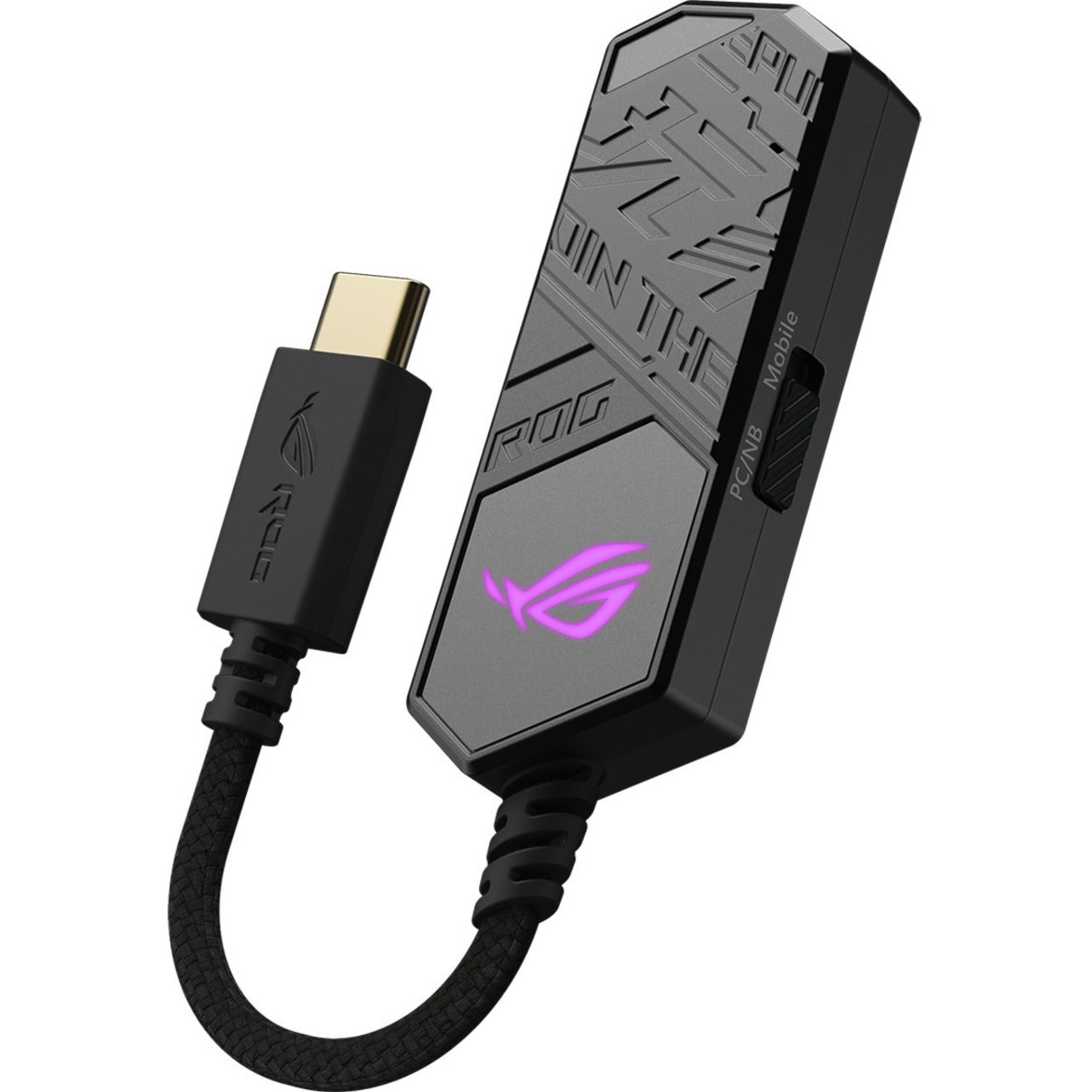 Asus ROG CLAVIS Digital-to-analog Audio Converter, USB-C to USB 2.0 Cable Included