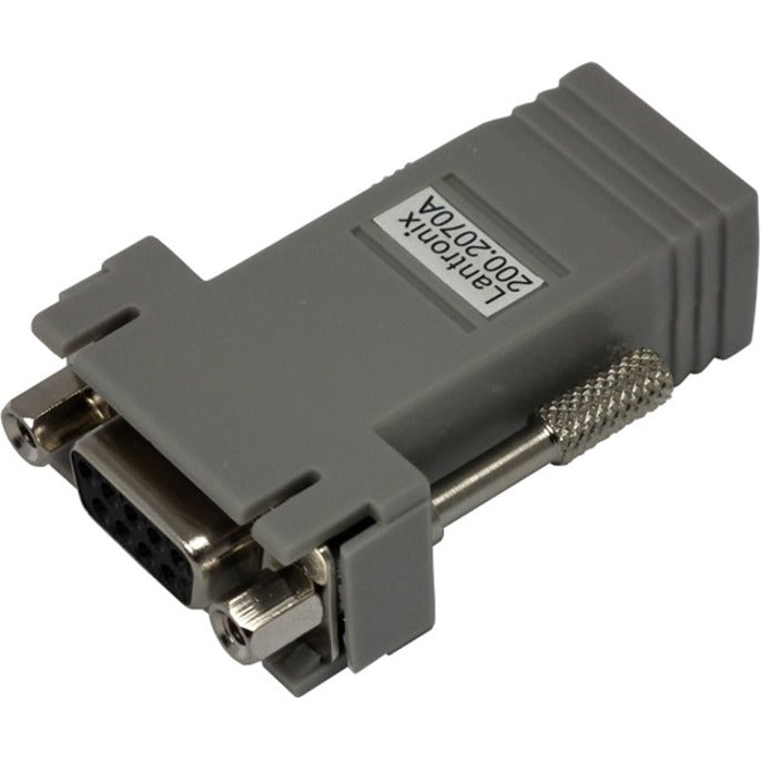 Lantronix ACC-200.2070A Accessory RJ45 To DB9F DCE Adapter For Connection To A DB9M DTE, Data Transfer Adapter
