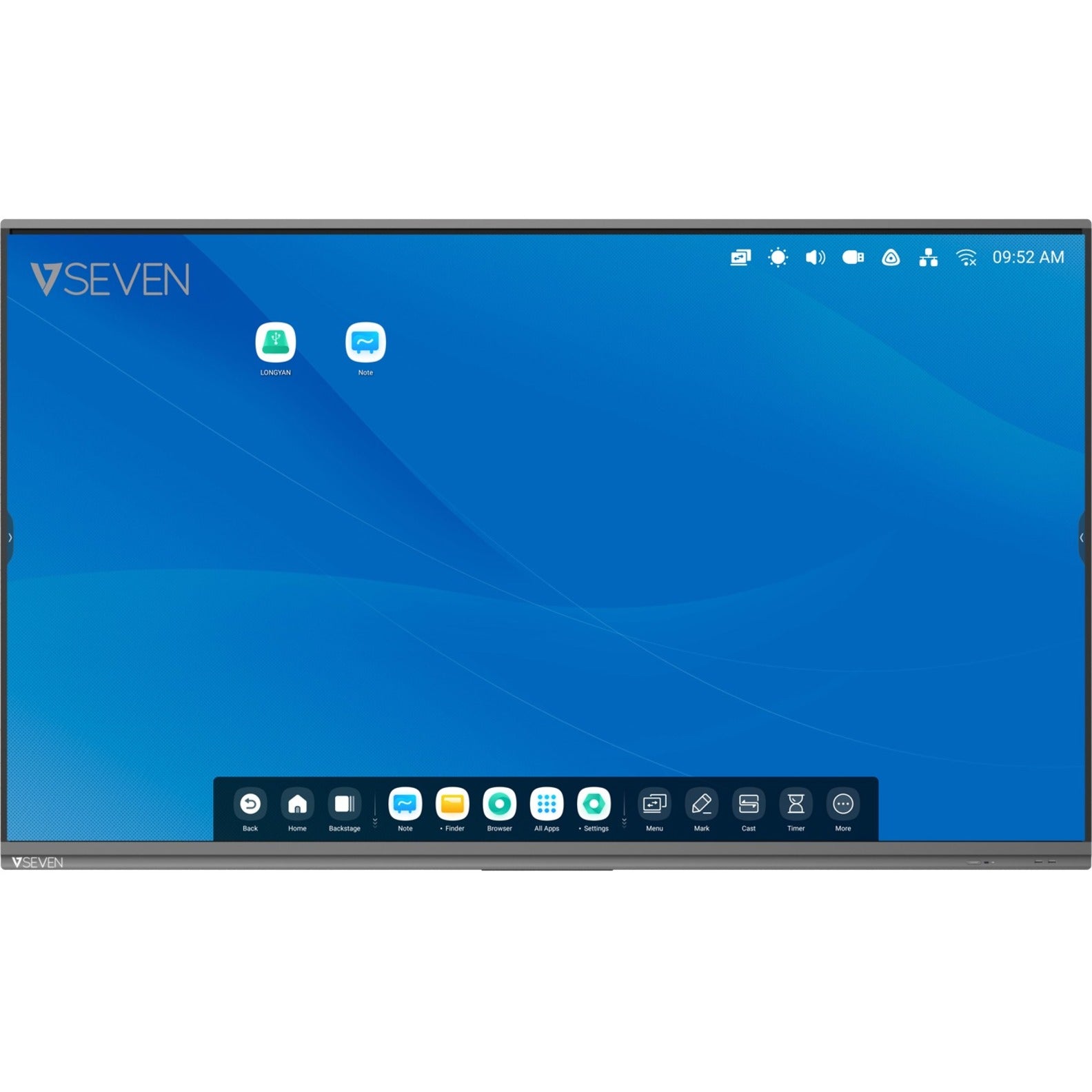 V7 IFP7502-V7 Interactive Flat Panel (IFP) - 75 Inch 4K Android 9 Display, LCD Touchscreen Monitor