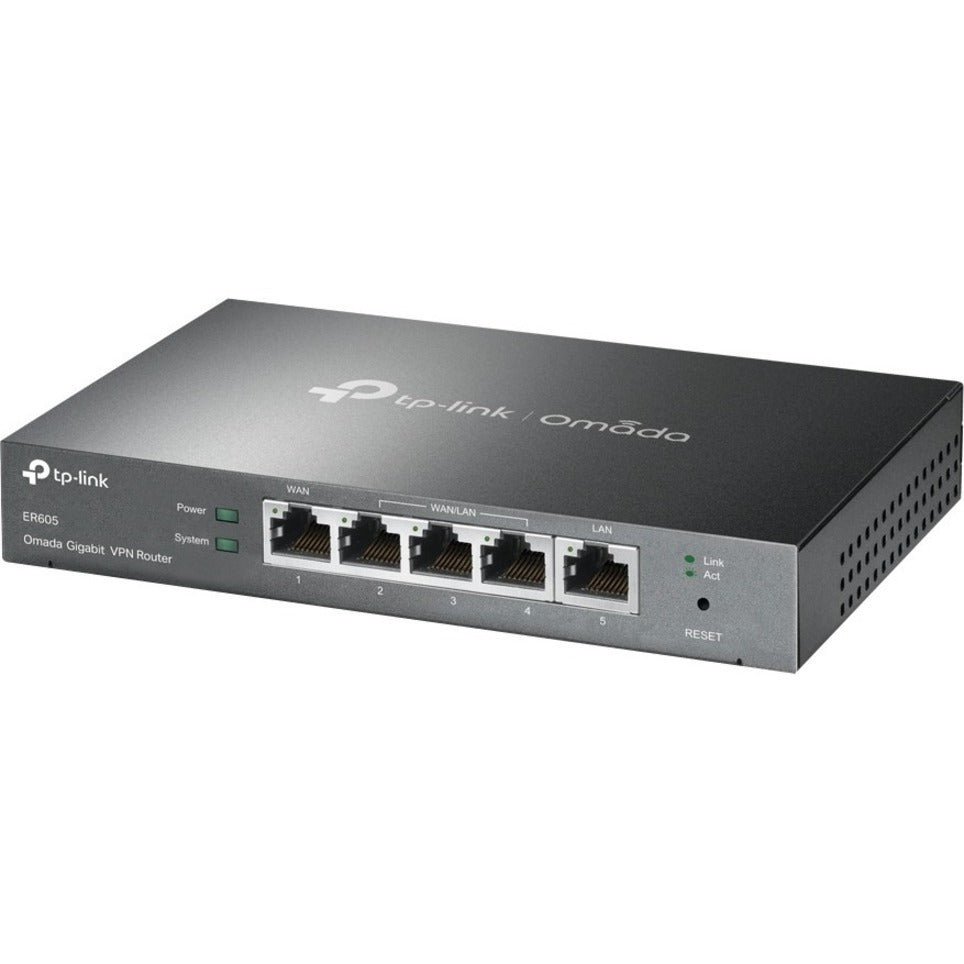 TP-Link ER605 Omada Gigabit VPN Router, Multi-WAN Wired, Limited Lifetime Warranty