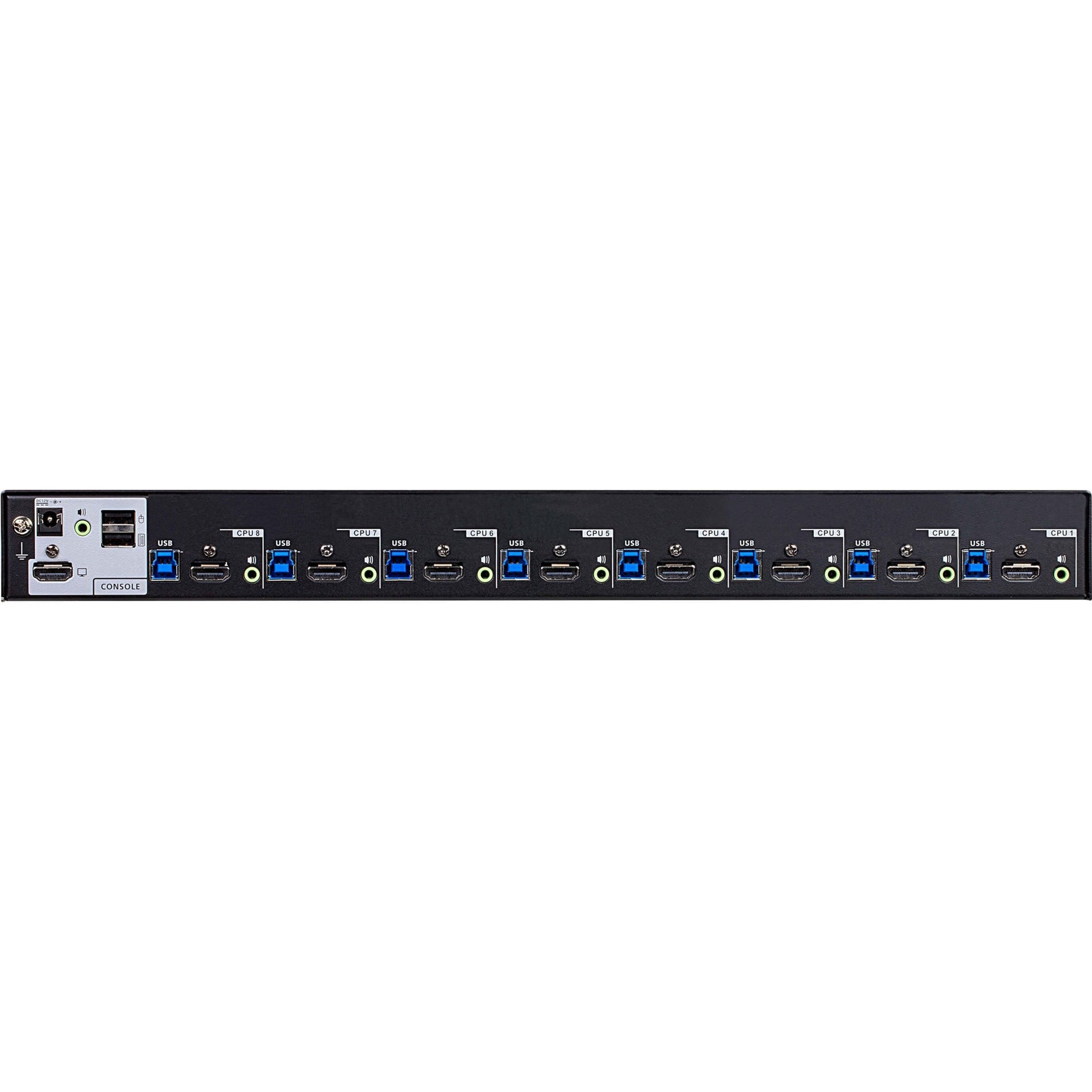 ATEN CS18208 16-Port USB 3.0 4K HDMI KVM Switch with Rack Mounting Kit, Maximum Video Resolution 4096 x 2160