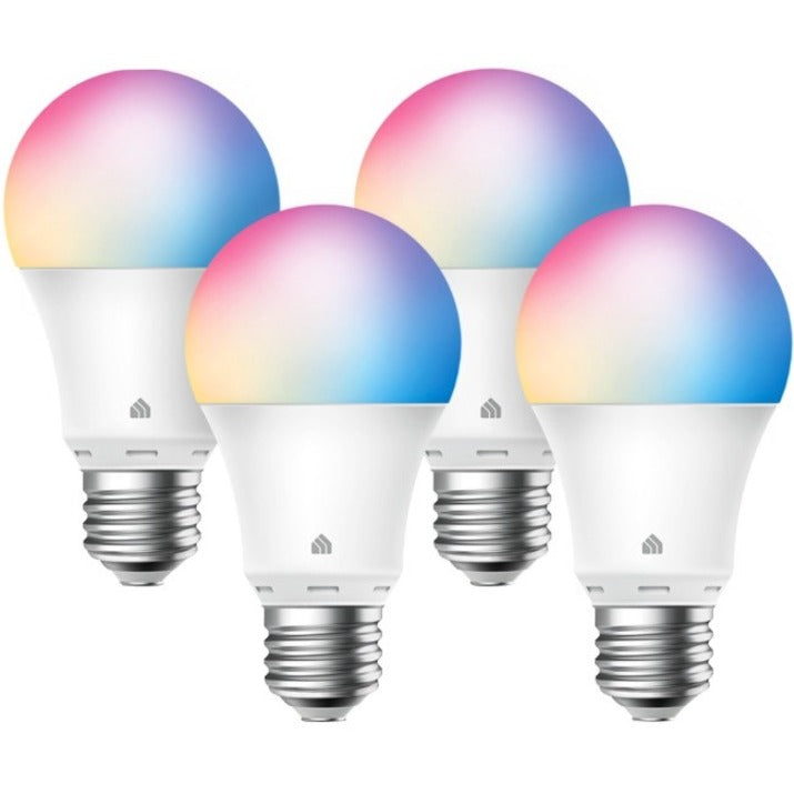 Kasa Smart KL125P4 WiFi Light Bulb, Multicolor, 4-Pack - Full Color Changing Dimmable Smart Bulbs Compatible with Alexa and Google Home